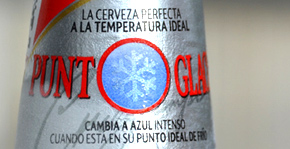 Cruzcampo aus Sevilla mit idealer Drinktemperatur